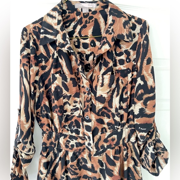 LOVE21 CHEETAH/LEOPARD PRINT DRESS - Picture 1 of 9